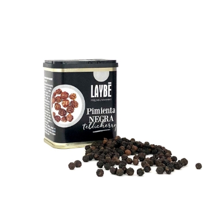 Poza cu PIPER NEGRU BOABE TELLICHERRY, 90GR