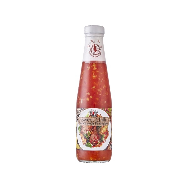 Poza cu Sos de chilli dulce cu ananas, Flying Goose, 295 ml