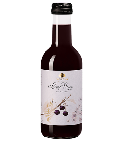 Poza cu Suc natural de cireşe negre, The Artisan, 250 ml