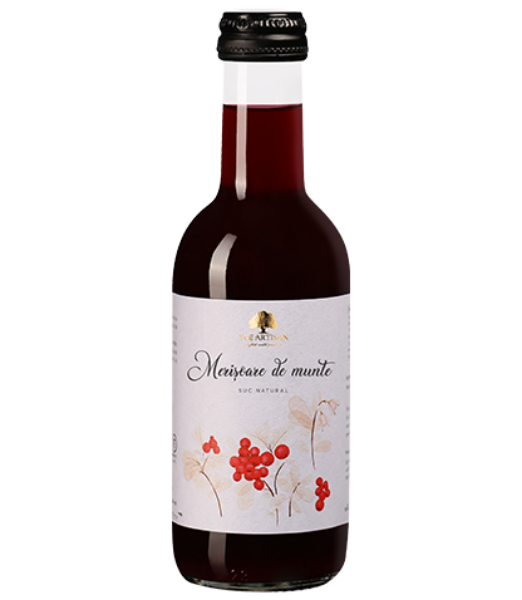 Poza cu Suc natural de merişoare, The Artisan, 250 ml