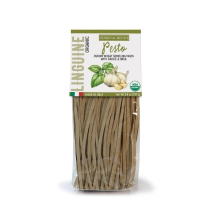 Poza cu LINGUINE CU PESTO DE BUSUIOC ȘI USTUROI, 250GR 