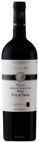 Poza cu Vin roşu Sigillo Nero Uve di Troia IGP 2021, 0.75 l