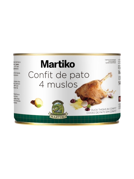 Poza cu Pulpe de raţă confit, patru bucăţi, Martiko, 870 g 