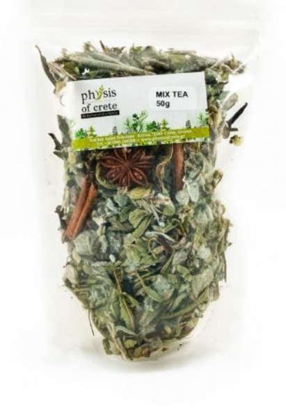 Poza cu Mix de plante greceşti pentru ceai, Physis of Crete, 50 g