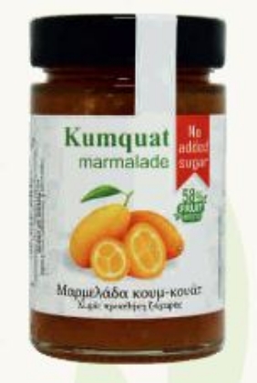 Poza cu MARMELADĂ KUMQUAT FĂRĂ ZAHĂR ADĂUGAT 260GR