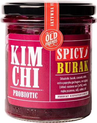 Poza cu  KIMCHI PICANT CU SFECLĂ 300GR