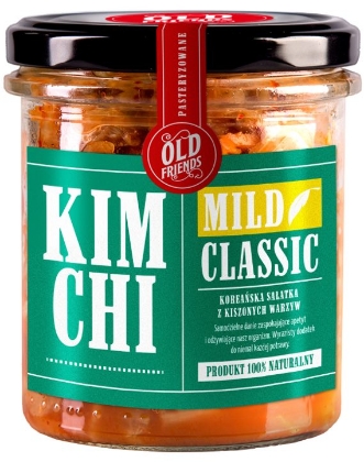 Poza cu Kimchi clasic mild pasteurizat, Old Friends, 280 g