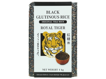 Poza cu OREZ NEGRU LIPICIOS ROYAL TIGER 1KG