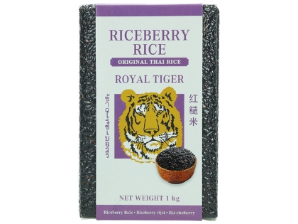 Poza cu Orez negru riceberry, Royal Tiger, 1 kg