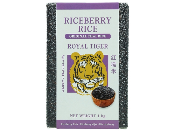 Poza cu OREZ NEGRU RICEBERRY, ROYAL TIGER 1KG 