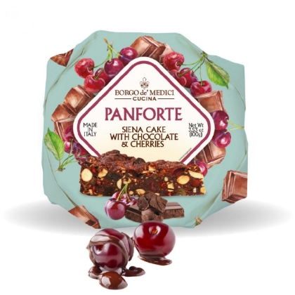 Poza cu PANFORTE CU CIREȘE ȘI CIOCOLATĂ 100GR