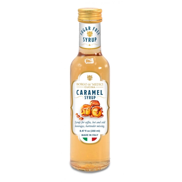 Poza cu Sirop de caramel fără zahăr, Borgo de Medici, 250 ml