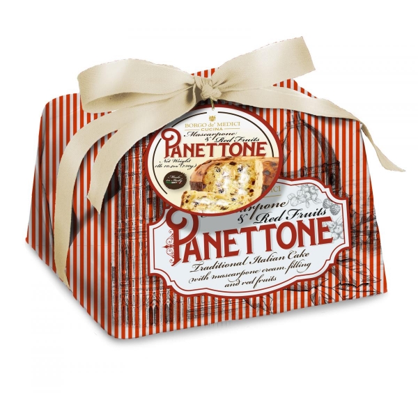 Poza cu PANETTONE CU MASCARPONE ȘI FRUCTE ROȘII 750GR