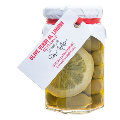 Poza cu Măsline verzi cu lămâie, Casina Rossa, 280g