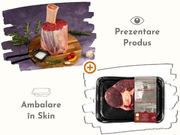 Poza cu Rasol de vită Black Angus cu os, Black Angus Farm