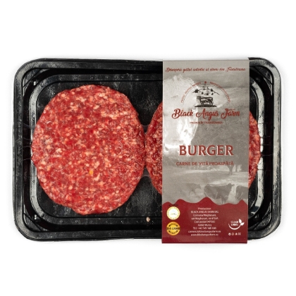 Poza cu Burger de vita Black Angus, Black Angus Farm