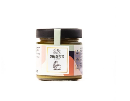 Poza cu Cremă tartinabilă cu fistic şi curmale, Nuvolau, 220g