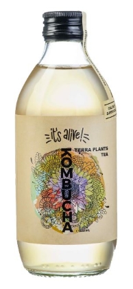 Poza cu Kombucha Terra Plants Tea, It's Alive, 330ml