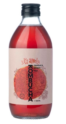 Poza cu Kombucha Jamaica Spirit Tea, It's Alive, 330ml