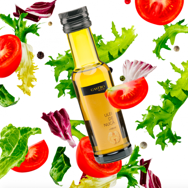 Poza cu Ulei de nucă presat la rece, Gastro Mood, 100ml