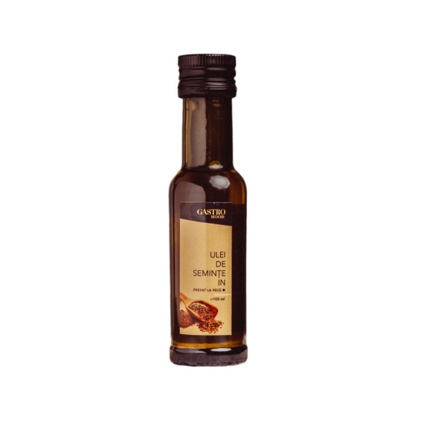 Poza cu Ulei de in presat la rece, Gastro Mood, 100ml