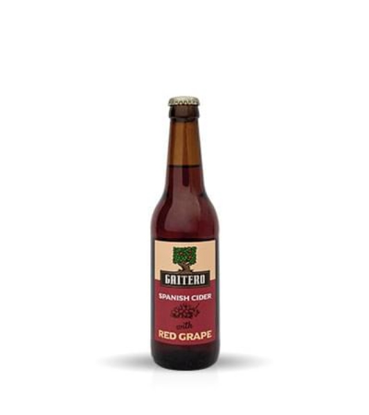 Poza cu Cidru de mere cu struguri roşii, El Gaitero, 330ml