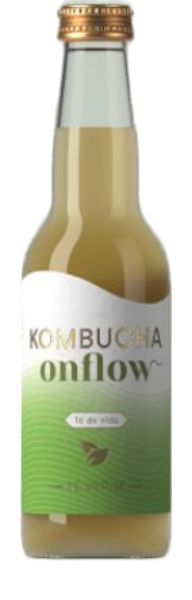 Poza cu KOMBUCHA ONFLOW CU CEAI VERDE 330ML