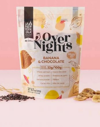 Poza cu BANANE SI CIOCOLATA OVERNIGHT 400GR