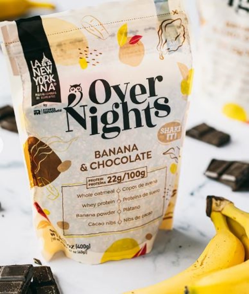 Poza cu BANANE SI CIOCOLATA OVERNIGHT 400GR