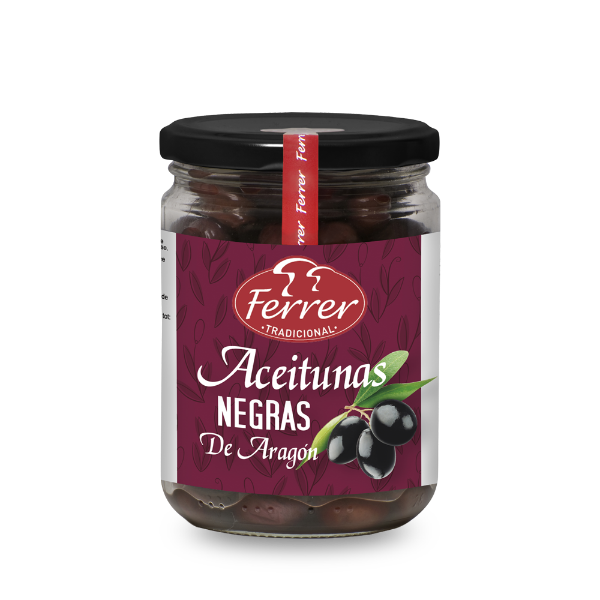 Poza cu MASLINE NEGRE ARAGON 300GR