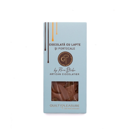 Poza cu Ciocolată cu lapte şi portocale, Guilty Pleasure, 100g