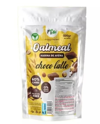 Poza cu Făină de ovăz cu ciocolată, Protella, 500g
