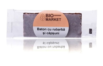 Poza cu  BATON CU RUBARBA SI CAPSUNI 32GR