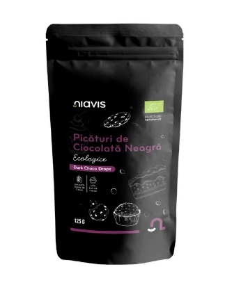 Poza cu PICATURI DE CIOCOLATA NEAGRA BIO 125GR