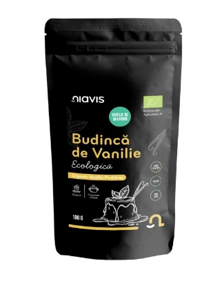 Poza cu Budincă de vanilie fără gluten Bio, Niavis, 100g
