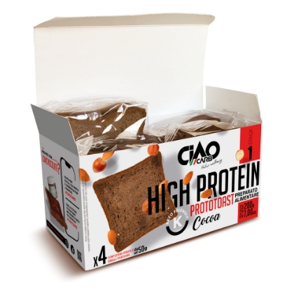 Poza cu CIAO CARB PROTOTOAST CACAO 200GR(4x50GR)