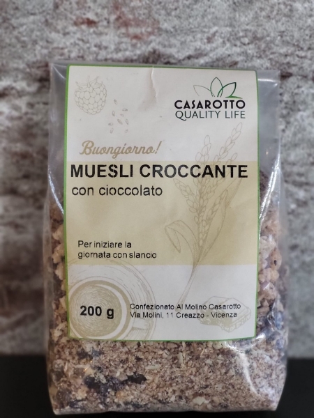 Poza cu MUESLI CU CIOCOLATĂ 200GR