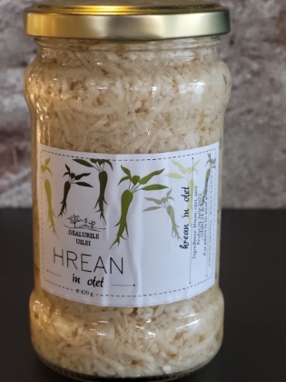 Poza cu Hrean în oţet, 320 g, Dealurile Uilei