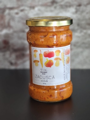Poza cu Zacuscă cu hribi, Dealurile Uilei, 314 ml