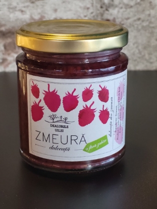 Poza cu Dulceaţă de zmeură fără zahăr, Dealurile Uilei,210GR