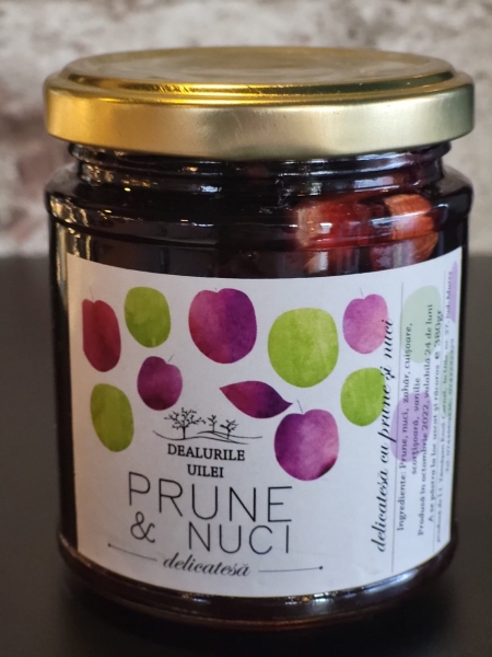 Poza cu DULCEAȚĂ DE PRUNE CU NUCI 196ML