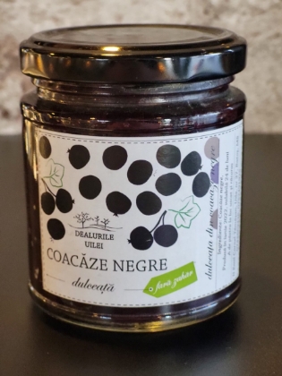 Poza cu Dulceaţă de coacăze fără zahăr, Dealurile Uilei, 196g