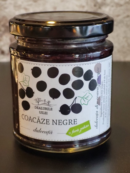 Poza cu Dulceaţă de coacăze fără zahăr, Dealurile Uilei, 196g