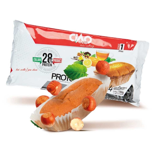Poza cu CIAO CARB PROTOCAKE CU ALUNE 180GR