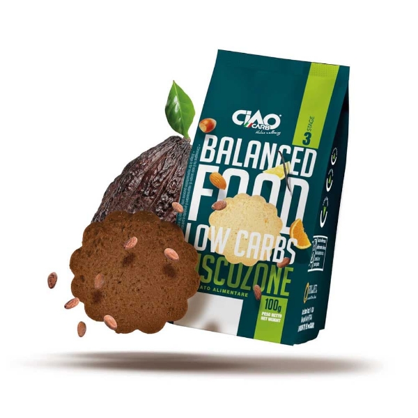 Poza cu CIAO CARB BISCUITI CACAO 100GR