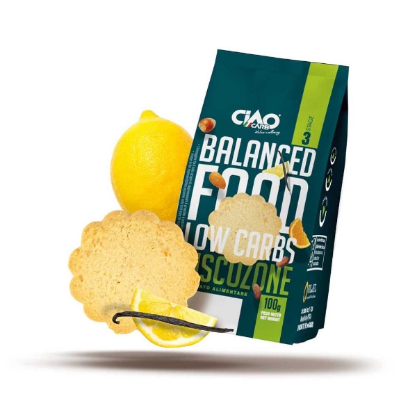 Poza cu CIAO CARB BISCUITI VANILIE SI LAMAIE 100GR