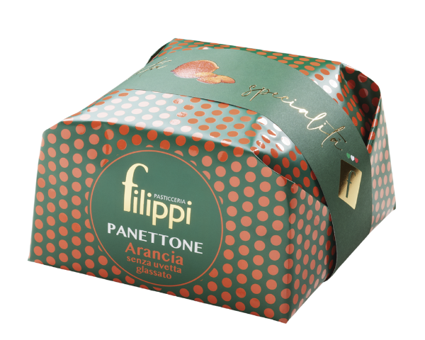 Poza cu PANETTONE CU PORTOCALE CONFIATE, FARA STAFIDE 500GR