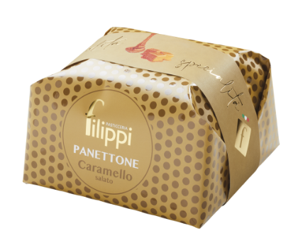 Poza cu Panettone cu caramel sărat, Pasticceria Filippi, 500g