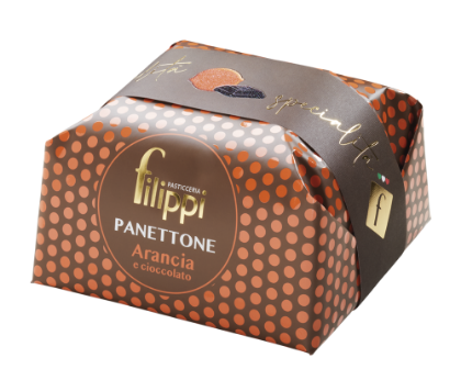 Poza cu Panettone special cu portocale şi ciocolată, Pasticceria Filippi, 500g