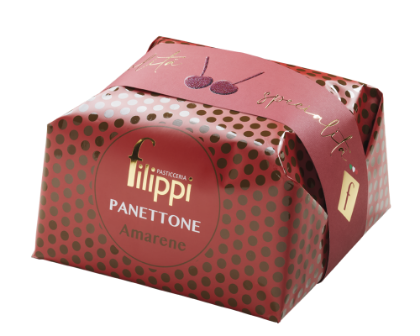 Poza cu Panettone special cu cireşe negre, Pasticceria Filippi, 500g